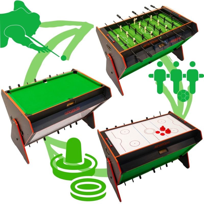 lupin-wear-ca-3-in-1-rotary-game-table-billiards-table-football-air-hook-up-121x84-5x85-3cm-black-1839537 3-in-1 ROTARY GAME TABLE BILLIARDS TABLE FOOTBALL AIR HOOK-UP 121x84.5x85.3CM BLACK - Image 1