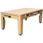 4-IN-1 MULTIGAMING TABLE BILLIARDS TABLE TENNIS HOOK-UP DINING TABLE 214x121.6x81.3CM WOODEN ENERO - Image 2