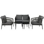 5-PIECE GARDEN FURNITURE SET MILAN - Image 2