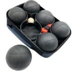 6-PIECE PETANQUE BALLS - BLACK BOULE, ENERO PRO COVER - Image 4