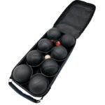 8-PIECE PETANQUE BALLS - BLACK BOULE, ENERO PRO COVER - Image 2