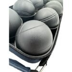 8-PIECE PETANQUE BALLS - BLACK BOULE, ENERO PRO COVER - Image 3
