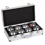 8-PIECE PETANQUE BALLS - BOULE PETANQUE ALUMINUM SUITCASE ENERO - Image 2