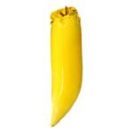 A yellow banana-shaped Plawil bag on jumping ropes
