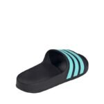 Adidas Adilette Aqua Slides childrens flip-flops black and blue JS2497 - Image 3
