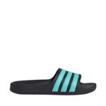 Adidas Adilette Aqua Slides childrens flip-flops black and blue JS2497