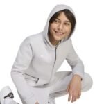 Adidas ENTRADA 26 Hoody Full Zip Junior sweatshirt KH1779 - Image 4