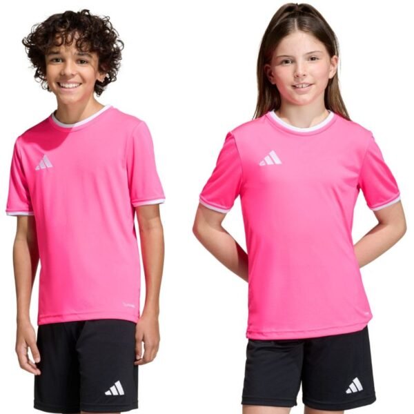 adidas Entrada 26 Jersey kids t-shirt pink KE9846