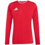 adidas Entrada 26 Long Sleeve Jersey Mens T-Shirt Red KF5847 - Image 2