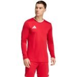 adidas Entrada 26 Long Sleeve Jersey Mens T-Shirt Red KF5847