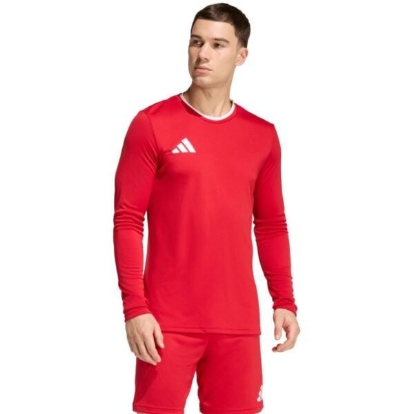adidas Entrada 26 Long Sleeve Jersey Mens T-Shirt Red KF5847