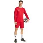 adidas Entrada 26 Long Sleeve Jersey Mens T-Shirt Red KF5847 - Image 8