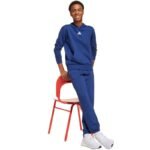 adidas Essentials navy blue kids sweatshirt JY0612 - Image 8