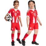 adidas FC Bayern 25/26 Home red JN8510 kids sports set