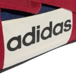 adidas Linear Duffel XS bag navy blue, red, and beige KE5544 - Image 4