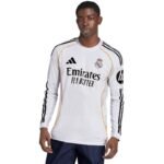 adidas Real Madrid 25/26 Long Sleeve Home Mens Jersey White JN8884