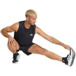 adidas Running Essentials Mens T-Shirt Black KB5969 - Image 6