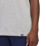 adidas Sportsman Mountain Graphic Mens T-Shirt Light Gray KC9253 - Image 5