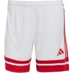 adidas Squadra 25 womens shorts white and red JJ0020 - Image 2