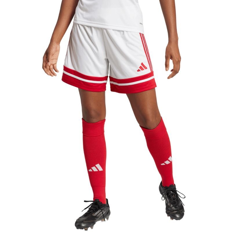 lupin-wear-ca-adidas-squadra-25-women-s-shorts-white-and-red-jj0020-2317529 adidas Squadra 25 womens shorts white and red JJ0020 - Image 1