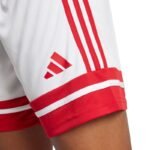 adidas Squadra 25 womens shorts white and red JJ0020 - Image 5