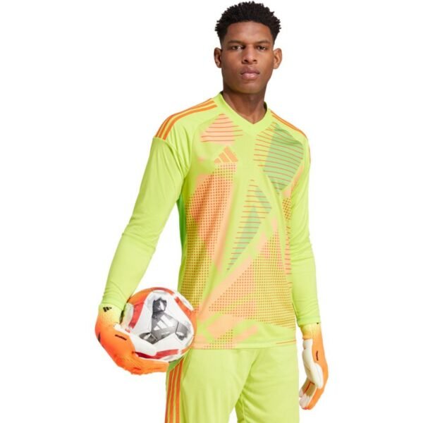 adidas Tiro 24 Competition Long lime green mens goalkeeper jersey IU0291
