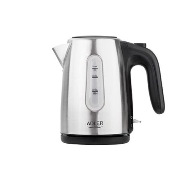 Adler AD 1273 electric kettle (1200W 1l; silver)