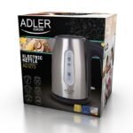 Adler AD 1273 electric kettle (1200W 1l; silver) - Image 4