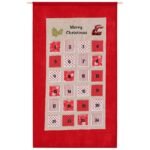 ADVENT CALENDAR 56x87CM RED - Image 4
