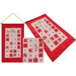 ADVENT CALENDAR 56x87CM RED - Image 7