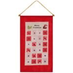 ADVENT CALENDAR 56x87CM RED - Image 8