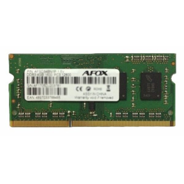 AFOX SO-DIMM DDR3 8G 1333MHZ LV 1.35V AFSD38AK1L