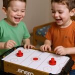 AIR HOCKEY GAME FOR TABLE 51x31x10CM WOODEN ENERO - Image 7