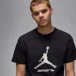 Air Jordan Sport Mens Dri-FIT T-Shirt Black - HQ7984-010 - Image 3