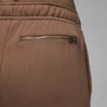 Air Jordan Wordmark Fleece Tracksuit Bottoms Brown - FZ3954-223 - Image 3