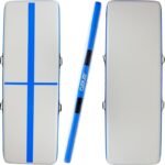 AIR TRUCK GYMNASTIC MATTRESS MAT ACROBATIC PATH 300X100X15CM ELECTRIC PUMP BLUE - Image 7