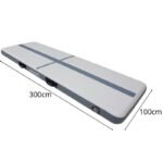AIR TRUCK GYMNASTIC MATTRESS MAT ACROBATIC PATH 300X100X15CM ELECTRIC PUMP GRAY - Image 6