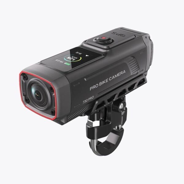 AKEEYO 730Pro 4K Handlebar Video Recorder Sports Camera for Bikes and Motorcycles - Black