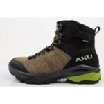 Aku mens trekking sports shoes Adapta Gore-tex leather black green - Image 2