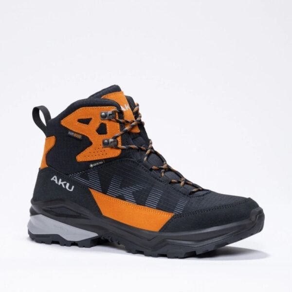Aku mens trekking sports shoes Adapta Gore-tex leather black orange