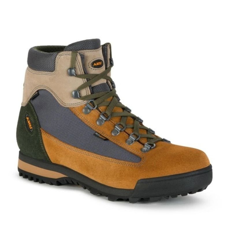 lupin-wear-ca-aku-women-s-slope-gtx-leather-ankle-boots-brown-gray-1993768 Aku womens Slope GTX leather ankle boots, brown, gray - Image 1