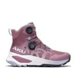 Aku womens sports trekking shoes Furiosa BOA GTX Vibram fashionable pink gray