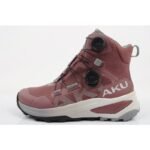 Aku womens sports trekking shoes Furiosa BOA GTX Vibram fashionable pink gray - Image 2