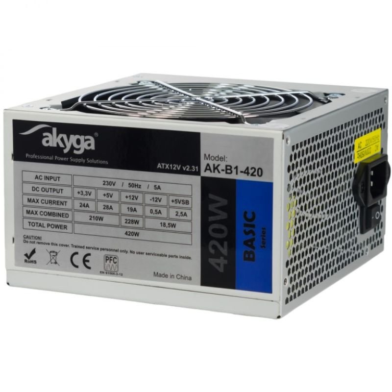 lupin-wear-ca-akyga-ak-b1-420-power-supply-420-w-passive-120-mm-2347075 Akyga AK-B1-420 Power Supply (420 W; Passive; 120 mm) - Image 1