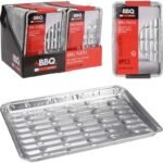 ALUMINUM GRILL TRAYS 24x16CM 4PCS