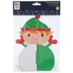 ARTICASA PAPER DECORATION 15x20CM ELF - Image 2