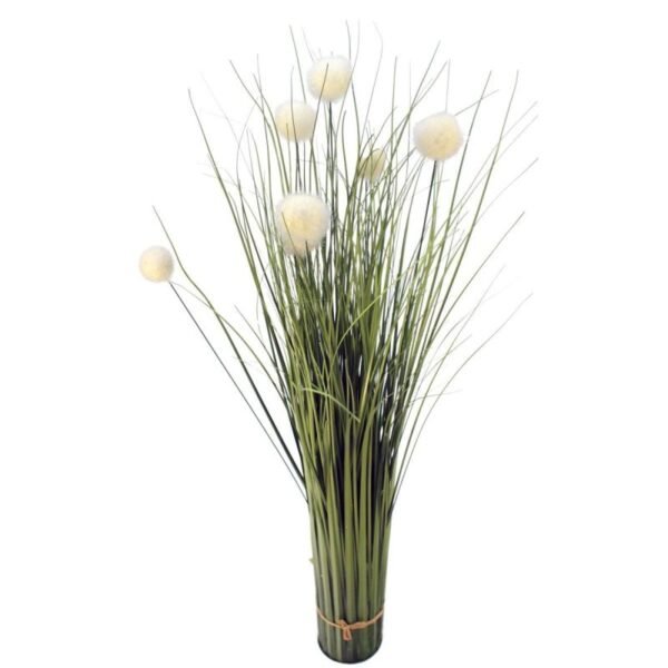 Artificial grass, life-like, with white balls, 70 cm