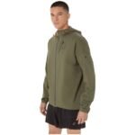 Asics FujiTrail Elite Waterproof Jacket 2011D265-301 Green L - Image 2