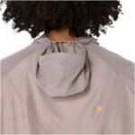 ASICS Fujitrail Packable Windbreaker 2012D313-020 Gray L - Image 4