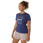 Asics Nagino Graphic Run SS Top W 2012C752-405 - Image 2